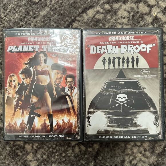 Grindhouse Sealed NIB Rodriguez Planet Terror Tarantino Death Proof DVD Movies - Picture 1 of 3